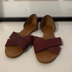 Madewell Thea Criss Cross sandal- sz 7.5